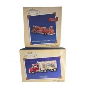 Hallmark Keepsake Ornament Collectors Series Santa's Big Rig American LaFrance